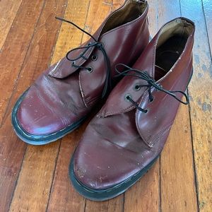 Vintage Burgundy Dr Martens